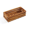 Olive Wood Bread Crate 8-1/2x4x2-3/8 Inch