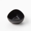 Triangular Bamboo Fiber Sauce Cups 1.5 oz Black