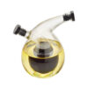 Oil and Vinegar Bottle Glass Silcone Lid 3.75 Inch
