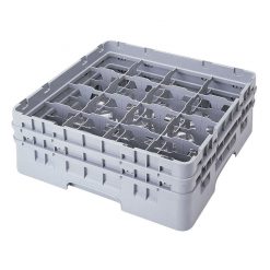 Camrack Glass Rack 16 Compartments Navy Blue