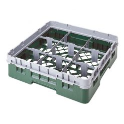 Cambro Camrack Glass Rack 9 Compartments Green