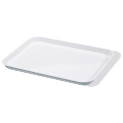 Tray White ABS Plastic Oblong 30 x 40cm