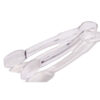 Tongs Clear Plastic 23cm