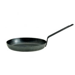 Frying Pan Black Iron 40cm Oval