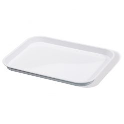 Tray White Polystyrene Oblong 24 x 31cm