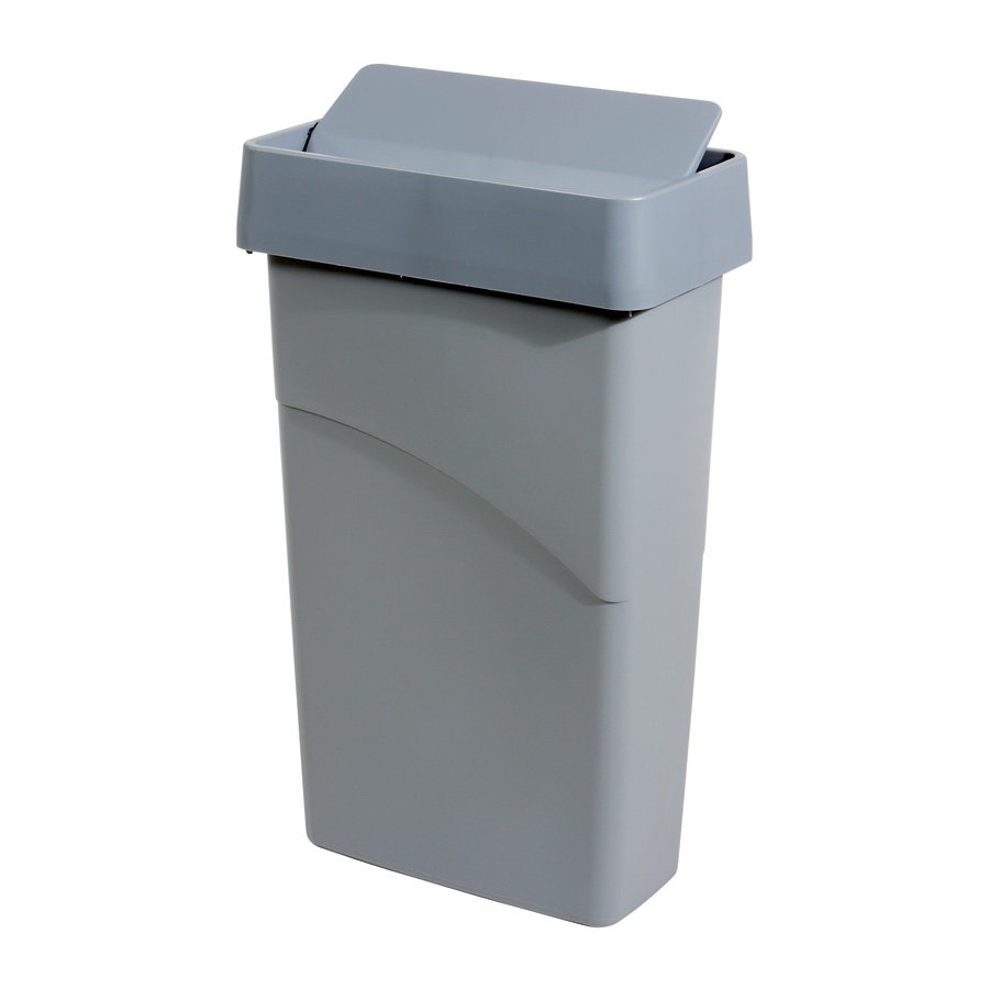 Slim Jim Lid Swing Lid Grey 1 Slim Jim Lid Swing Lid Grey