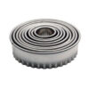 Fluted Pastry Cutters S/S 3 - 11cm Set Of 9