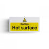 Caution Hot Surface Self adhesive Vinyl 100 x 200mm