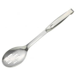 Spoon Hooked Handle Stainless Steel Slotted
