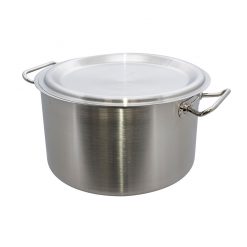 Stainless Steel Casserole & Lid 14ltr 30cm x 20cm H