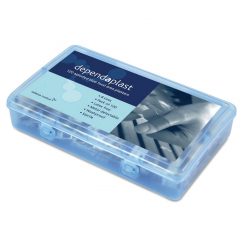 Blue Food Area Plasters Assorted Box Of 20