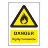 Warning Sign Danger Highly Flammable