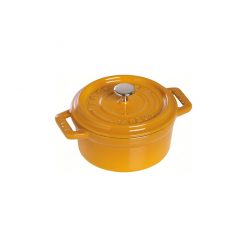Casserole Mustard Cast Iron Round 25cl 10cm