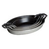Baking Dish Grey Cast Iron Oval 70cl 21cm