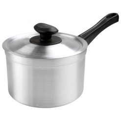 Saucepan Medium Duty Alum 7ltr 24cm With Lid