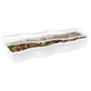 Deli Pan Lid White Melamine Wave 51.6x16.2cm