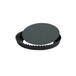 Blue Steel Pie Pan Fluted Loose Base 26.3cm dia