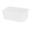 Small White Plastic Tub 2lt