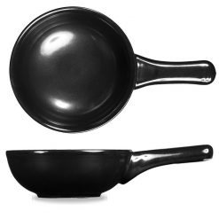 Rustics Simmer Black Deep Skillet Pan 24.5cm