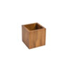 Acacia Small Square Storage Box 10x10x10cm