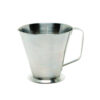Genware Stainless Steel Graduated Jug 1ltr