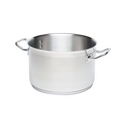 Casserole No Lid S/Steel 5ltr 24cm dia 11cm high