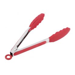 Silicon/S/S Tongs Red 30cm