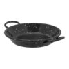 Black Enamel Miniature Paella Pan 12cm