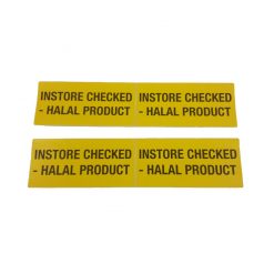 Halal Check Case Labels