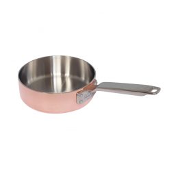 Saute Pan Copper Tri-layer 8 inch