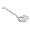 Genware Veg Lifter S/S 25cm Dia X 50.8cm