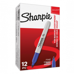 Sharpie Fine Permanent Marker Blue Tuck