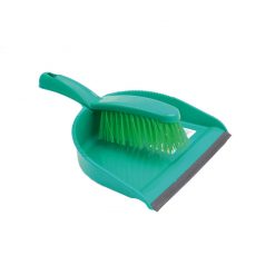 Dustpan And Brush Set Stiff Brush Green