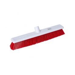 Abbey Hygiene Broom Head Stiff 45cm Red