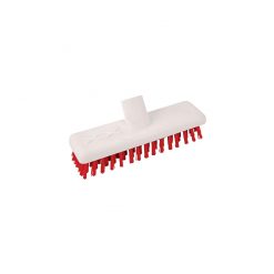 Abbey Hygiene Deck Scrub Head 23cm Red