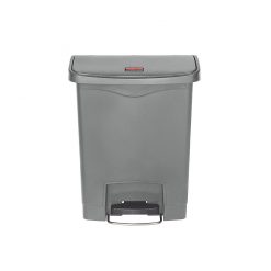 Slim Step-On Bin Front Step 30 ltr Grey