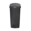 Slim Step-On Bin End Step 68 ltr Black