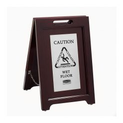 Executive Wood Safety Sign