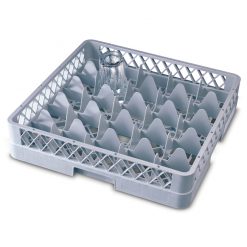 25 Comp Glass Rack 500 x 500 x 202mm Grey