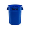 Round All Purpose Bin 38L Blue