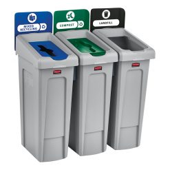 87 Litre Recycling Bin 3 Stream Bundle