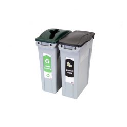 87 Litre Recycling Bins 2 Stream Bundle