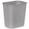 Deskside Recycling Waste Bin Grey 26.6ltr