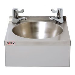 BaSix WS2-L Wash Hand Station w.Lever Taps 305mm