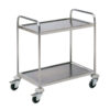 Prepara Self Assembly Service Trolley 2 Tier