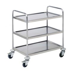 Prepara Self Assembly Service Trolley 3 Tier