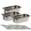 Chefmaster Gastronorm Containers For Bain Marie