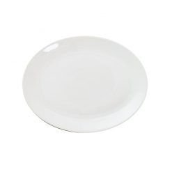 Great White Oval Plate 11 inch 28cm