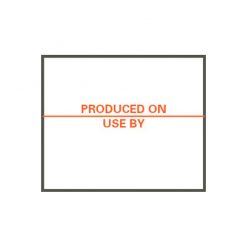 Date Gun Label 2 Line Use By