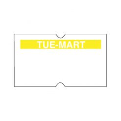 Daymark Date Gun label Tuesday Permanent 1 Line